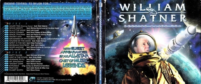 William Shatner seeking Major Tom