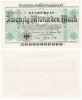 (1) BANCNOTA GERMANIA - CAILE FERATE FRANKFURT - 20 MILLIARDEN MARK 1923 - AUNC