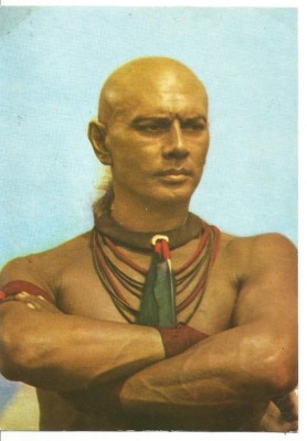 (A) carte postala-ACTORI SI INTERPRETI-Yul Brynner foto