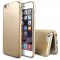 Husa Protectie Spate Ringke Slim Royal Gold plus folie protectie display pentru iPhone 6s