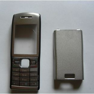 Carcasa Nokia e50 argintie nou - fata + spate + tastatura