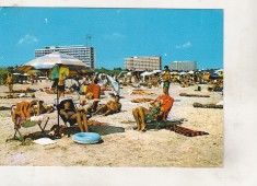 bnk cp Mamaia - Plaja - circulata - marca fixa