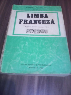 MANUAL LIMBA FRANCEZA CLASA VIII DAN ION NASTA EDITURA DIDACTICA 1995 foto