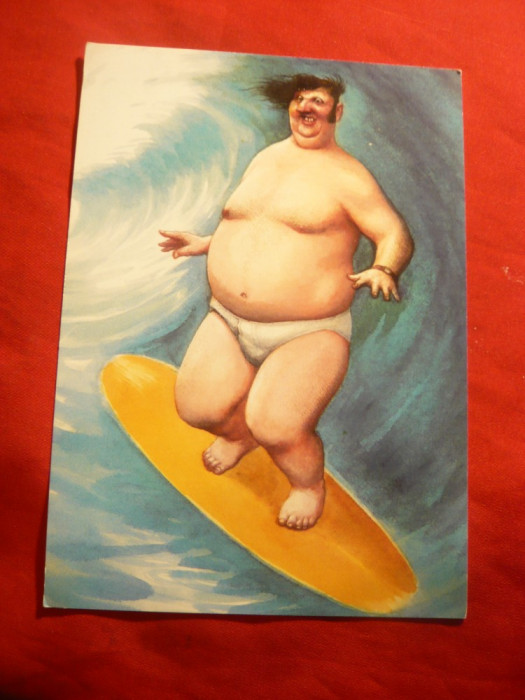 Ilustrata comica - Surfer 2000 de Manfred Deix