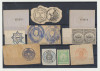 Lot 13 timbre fiscale straine clasice majoritatea de secol XIX, fixe sau mobile, Stampilat