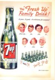 CP Z05- REPRINT -,,7up&quot; THE ,,FRESH UP&quot; FAMILY DRINK !- RECLAMA SUC -necirculata