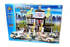 Joc constructiv - Statie de politie KAZI 631 piese foto