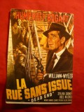 Ilustrata - Afis de Film cu Humphrey Bogart- Dead End