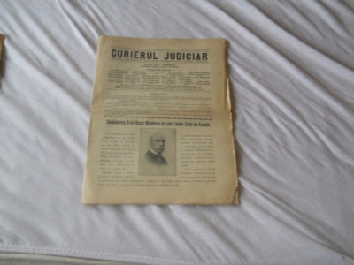 Curierul judiciar - 16 noiembrie 1930, Anul 39 nr. 38 foto