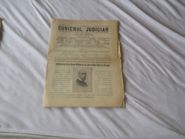 Curierul judiciar - 16 noiembrie 1930, Anul 39 nr. 38