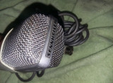 Microfon metalic Sennheiser,Microfon vintage de colectie cu cablu inclus,T.GRATU