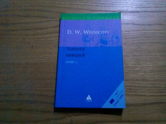 NATURA UMANA * Opere 3 - D. W. Winnicott - Editura Trei, 2004, 208 p. foto