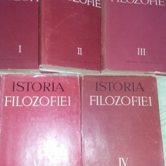 Carte veche,ISTORIA FILOZOFIEI IN CINCI VOLUME,1958,Dinnik,Iopciuk,Kedrop,Tp.GRA