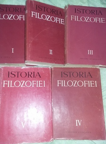 Carte veche,ISTORIA FILOZOFIEI IN CINCI VOLUME,1958,Dinnik,Iopciuk,Kedrop,Tp.GRA