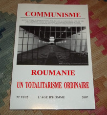 revista Communisme - Roumanie un totalitarisme ordinaire (2007) foto