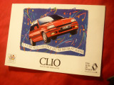Ilustrata Reclama la Renault Clio 1991, Necirculata, Printata