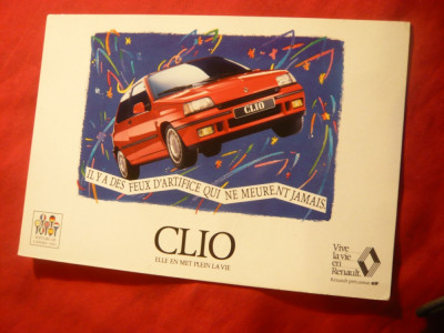 Ilustrata Reclama la Renault Clio 1991 foto