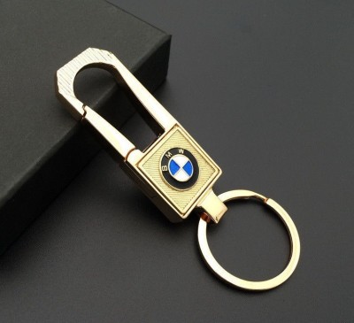 Breloc model auto metalic auriu pentru bmw + ambalaj cadou foto
