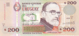 Bancnota Uruguay 200 Pesos Uruguayos 2006 - P89a UNC