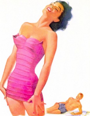 CP Z158 - REPRINT -ARTISTICA - TANARA SEMI NUD -necirculata foto