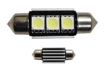 Becuri tip LED SMD CanBus pt Numar/ Plafoniera (Sofit) COD 30 foto