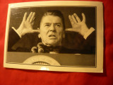 Ilustrata - Personalitati - Ronald Reagan in postura hilara, Circulata, Fotografie