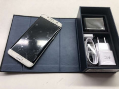 Samsung Galaxy S7 Edge White NOU FACTURA+GARANTIE G935F Fullbox Necodat foto