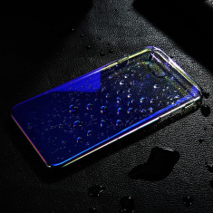 Husa de protectie plastic FLOVEME pentru iPhone 8, Albastru foto