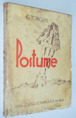 Postume - G. Toparceanu - Ed. a V-a, 1948 foto