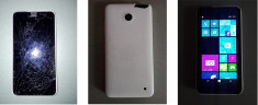 Nokia Lumia 530 DEFECT!!! (touchscreen spart) foto