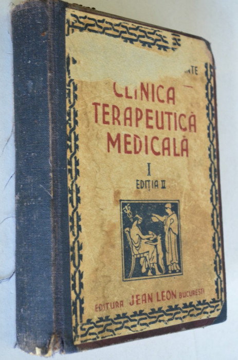 Clinica terapeutica medicala Vol. I Ed. a 2a, 1945 cartonata