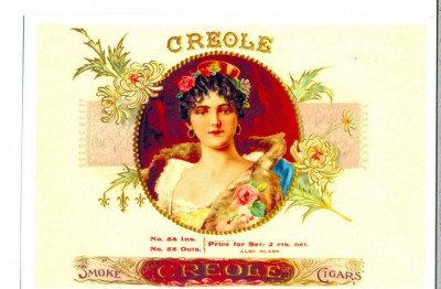 CP Z76 - REPRINT-VINTAGE CIGAR BOX LABELS - VECHE RECLAMA TRABUCURI -necirculata foto