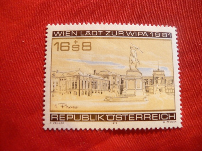 Serie Expozitia Filatelica WIRA 1981 Austria , 1 valoare