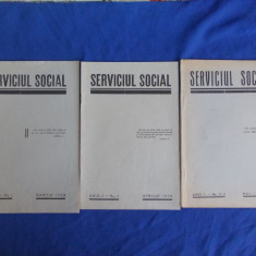 SERVICIUL SOCIAL ( N.I. SIMACHE,D. GUSTI ) * ANUL I - NR. 1-4 / 1939 - PLOIESTI