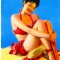 CP Z120 - REPRINT-ARTISTICA - TANARA SEMI NUD -necirculata