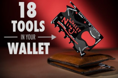 Unealta Universala Tip Card Pentru Portofel Wallet Ninja 18 in 1 foto