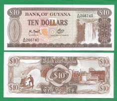 = GUYANA 10 DOLLARS 1992 UNC = foto