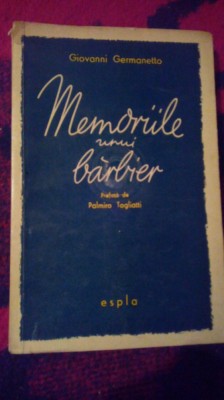 Memoriile unui barbier-Giovanii Germanetto foto
