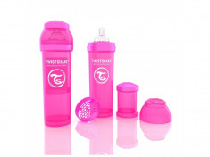 Biberon Anti-colici 330 ml Twistshake Roz foto