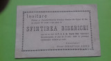 Maramures Viseul de Sus Invitatie Sfintirea Bisericii, Circulata, Printata, Romania 1900 - 1950