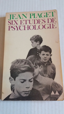 Six etudes de psychologie - Jean Piaget foto