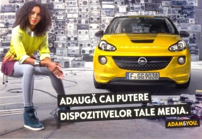 CP Z324 -TEMA AUTO -OPEL - ADAUGA CAI PUTERE DISPOZITIVELOR TALE MEDIA. foto
