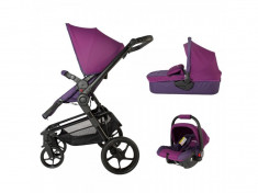 Sistem modular Coccolle Girasole 3 in 1 violet, cosulet maro/albastru foto