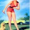 CP Z263 - REPRINT -ARTISTICA - TANARA SEMI NUD -necirculata