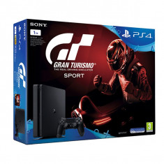 Consola Sony Playstation 4 Slim 1 Tb Negru + Gran Turismo Sport foto