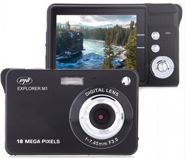 Camera foto digitala PNI Explorer M1 18MP display LCD 2.7 inch PNI-EXP-M1 Camera foto digitala PNI Explorer M1 18MP display LCD 2.7 inch PNI-EXP-M1
