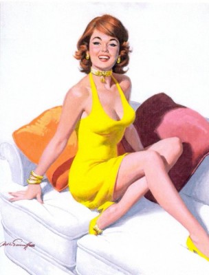 CP Z236 - REPRINT -ARTISTICA - TANARA SEMI NUD -necirculata foto