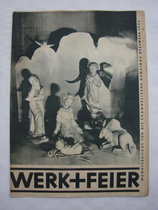 Revista germana din anul 1935 Werk + Feier (3)