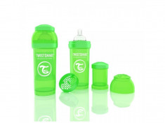 Biberon Anti-colici 260 ml Twistshake Verde foto