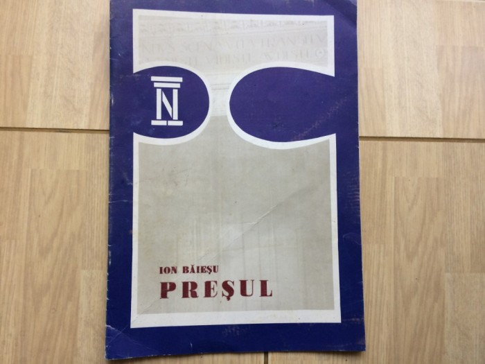 ion baiesu presul program teatrul national timisoara stagiunea 1983-1984 RSR